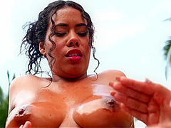 Brunette Tits Are Massaged And Then Fingered