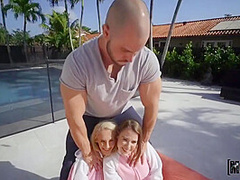 Sadie Hartz, Duncan Saint And Alice Merches - Two Bunnies And Share Huge