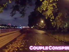 Cheating Girlfriend Sucks Strangers Dick In Park