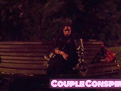 Cheating Girlfriend Sucks Strangers Dick In Park