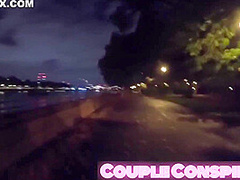 Cheating Girlfriend Sucks Strangers Dick In Park