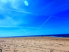 Fkk-strand In Zandvoort Fickt Blondine Ohne Kondom With Andy Star