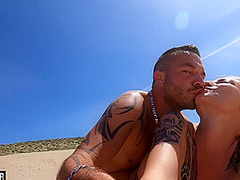 Fkk-strand In Zandvoort Fickt Blondine Ohne Kondom With Andy Star