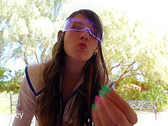 Takes Care Of A Tiny Alien Community That Has Incredibly High Toxin Levels With Her Boots! With Ziva Fey