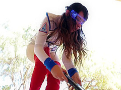 Takes Care Of A Tiny Alien Community That Has Incredibly High Toxin Levels With Her Boots! With Ziva Fey