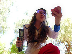 Takes Care Of A Tiny Alien Community That Has Incredibly High Toxin Levels With Her Boots! With Ziva Fey