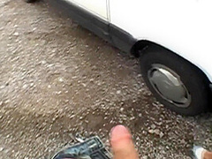 Naughty Redhead Sucks A Strangers Cock