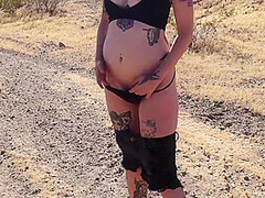Lady Lazerus Sucking Cock In The Middle Of The Desert