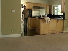 James Deen - After Sunbathing The Milf Rayveness Gets It In The Kitchen And Receives A Tit Cumshot 16 Min