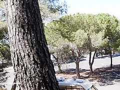 Fucking On A Highway Rest Area In Front Of Voyeur Truckers (real Risky Public Sex)