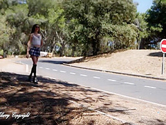 Fucking On A Highway Rest Area In Front Of Voyeur Truckers (real Risky Public Sex)