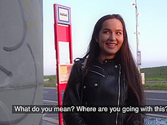 Amateur cheap public slut POV fucked 4 cash outdoor