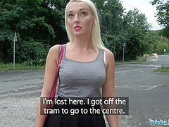 Blonde Gets Fucked By A Lost Stranger