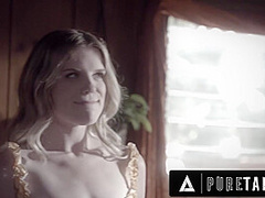 PURE TABOO Syren De Mer Tricks Her Stepson's GF Nikki Sweet Into A 3-Way For Pervy Husband To Record