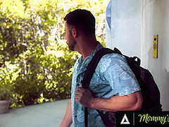 MOMMY'S BOY - Busty Brunette Lexi Luna Enjoys HARD ROUGH OUTDOOR SEX With Maintenance Man