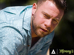 MOMMY'S BOY - Busty Brunette Lexi Luna Enjoys HARD ROUGH OUTDOOR SEX With Maintenance Man