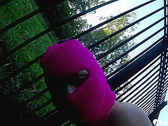Masked chick takes my boner with pleasure