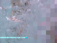 She gets horny in the jacuzzi and one finger disappears