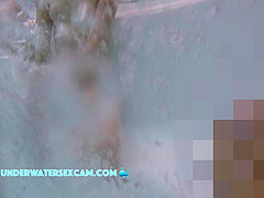 She gets horny in the jacuzzi and one finger disappears