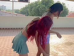 My Stepsister Gets Horny Exercising And I End Up Fucking Her Very Hard Until She