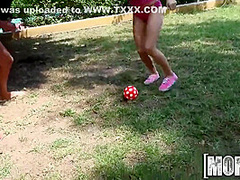 A Little Soccer In Trio With A Fuck After