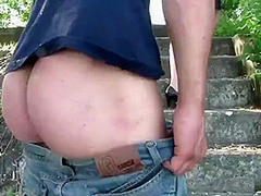 Cute Asian Christine Gets Deepthroated Outdoor By William