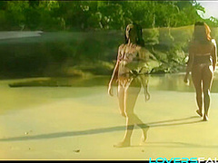 Stunning ass fucked slut in outdoor sex romp
