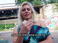 Horny Blonde And Brittany Bardot In Mature Lady With Great Tits And Long Grippy Pussy Lips Orgasms On A Thick Cock Outside In Public
