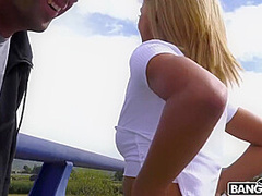 Fucking Ass On A H**hway Bridge In 4k - Veronica Leal And Veronica S