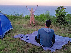 Lina Paige - Sexo Arriscado Casal Amador Real Fodendo Em Acampamento 520