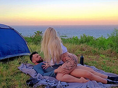 Lina Paige - Sexo Arriscado Casal Amador Real Fodendo Em Acampamento 520
