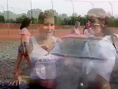 Amy Lee Shana Lane, Shana Lane And Sweet Amy Lee In Course De Pitounes ( Gonzesses ) / Chick Race