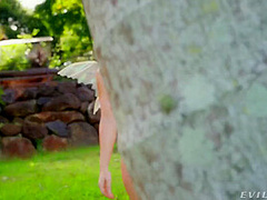 Craves Cock In 4k With Forest Nymph And Evi Langel