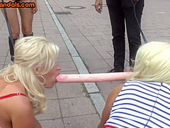 Bizarre BDSM scandal bitches fucked hard by dominant guy