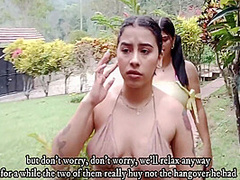 Horny Lesbians With Big Ass Take Advantage Of Home Alone To Lick Their Pussies In The Pool - Porn In Spanish