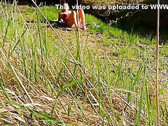Perv Watching German Babe Sunbathing