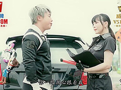 91kcm-043 Black Silk Police On The Road To Explosion With Jelly Media