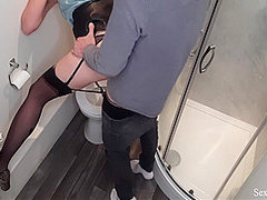 Ugh!! This Party Sucks She Got Bored At The Home Party So She Was Up For Everything Even For Risky Sex With A Stranger