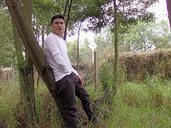 He Gets Off The Road Undresses And Risks Being Seen Masturbating