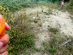 Cherry Aleksa In Tourist In The Mountains Fucks In The Mouth And Ass - Eats Cum