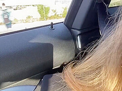 Risky Public Nudity Drive & Touching My Pussy