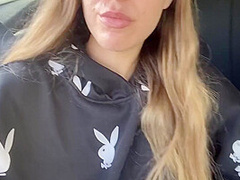 Risky Public Nudity Drive & Touching My Pussy