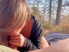 Friday Hike Turns Into A Horny Outdoor Fingering And Dick Sucking