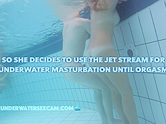 Teen 18+ jet stream masturbation and teasing