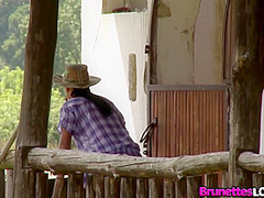 Horny Enjoys An Outdoor Anal Riding - Honey Demon