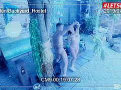 Horny Hostel - Free Premium Video Travel Sex - The Brunette Compilation Part 4