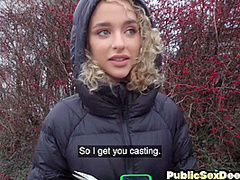 Public bae drilled in POV by big dick in doggystyle