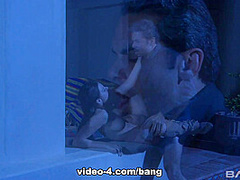 Brooke Ballentyne still has her riding chaps on as she gets creampied - BANG!