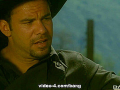 Natalia Wood takes his dick out of his riding pants so she can ride it hard - BANG!