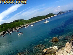 Kiki Minaj - Risky Public Sex On Beach In Croatia